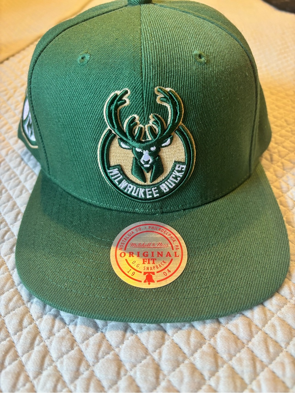 Milwaukee Bucks Green Snapback Hat